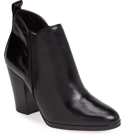 michael kors brandy leather bootie